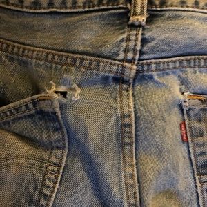 Levi’s 505 size 31x32 heavily worn